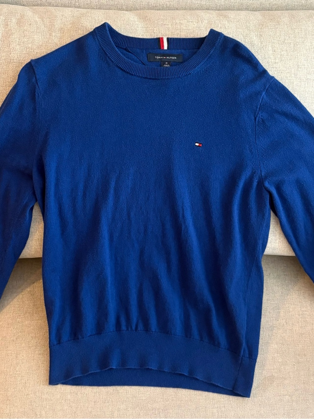 Tommy Hilfiger Men's Crewneck Sweater in Royal Blue